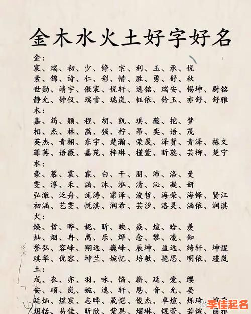 五行属金属木的名字大全 五行属金属木的字组合女孩名字-第1张图片