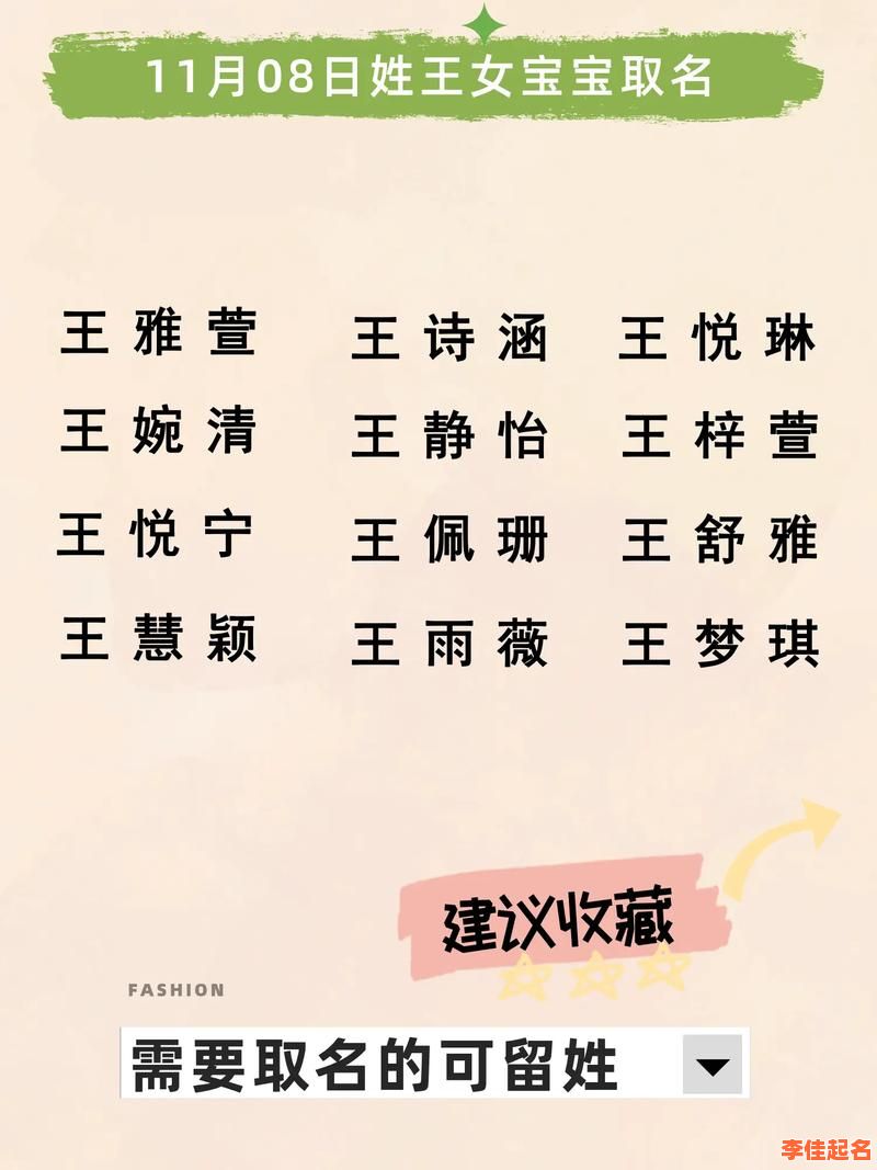 王姓女孩寓意才貌双全 王姓女孩子取名寓意好的字-第1张图片