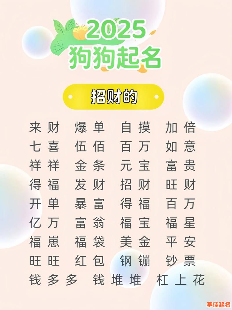属狗的女孩取什么名字好嘞 属狗女孩子取名字哪些字好-第1张图片