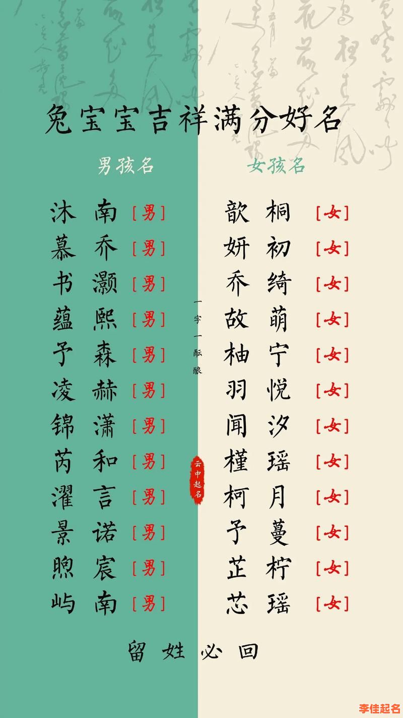 2026年兔年是什么命 2026年属兔女孩取名-第1张图片