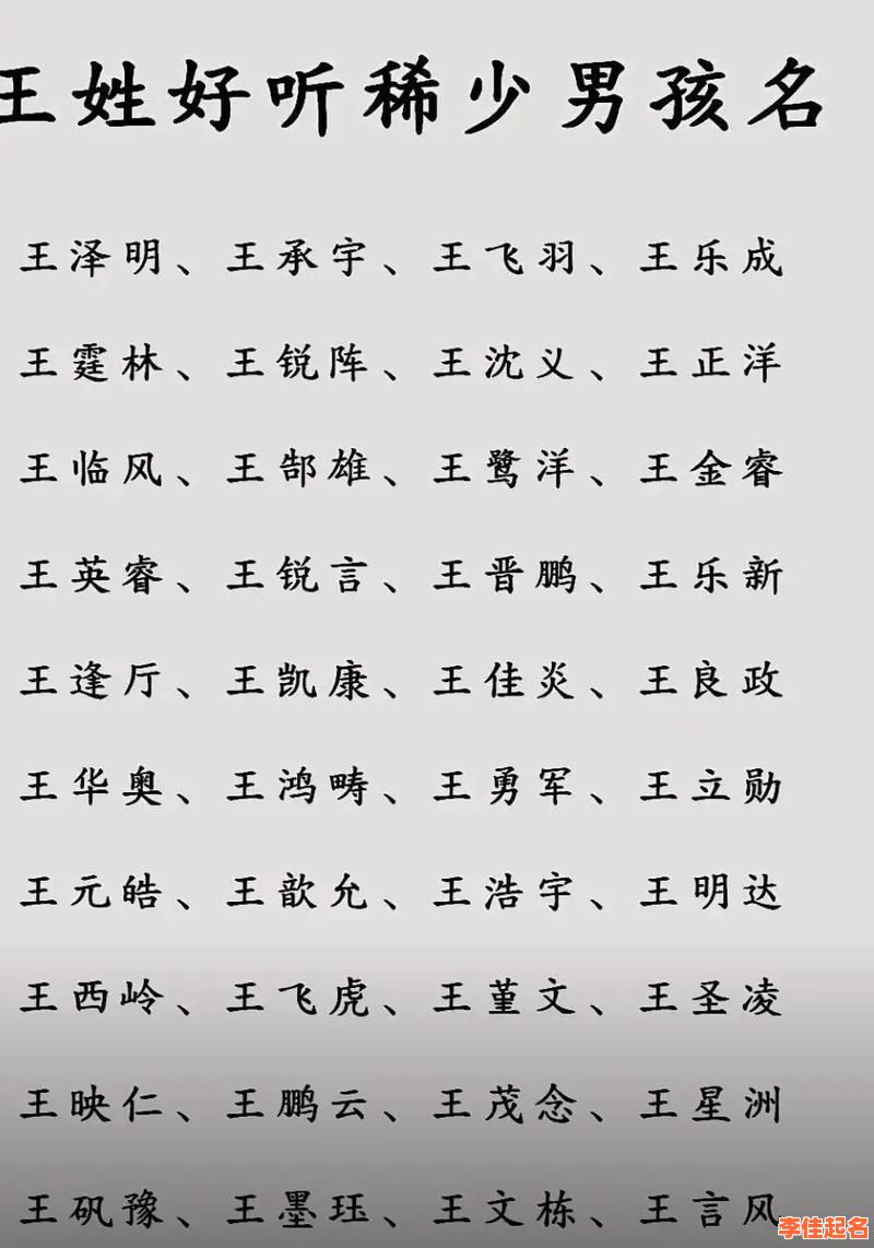 王俊什么名字大全 王俊什么名字好听女孩-第1张图片