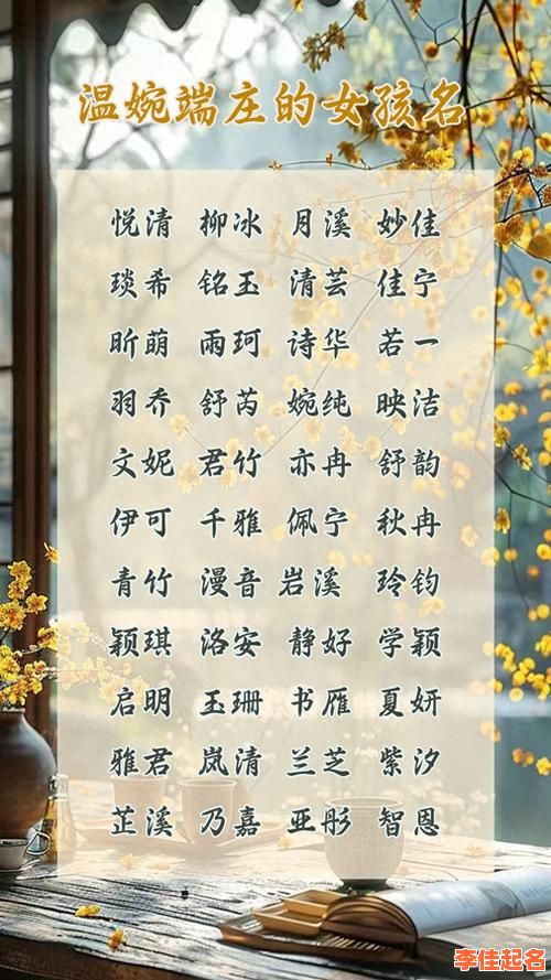 女孩用成语取名字 成语女孩子名字-第1张图片