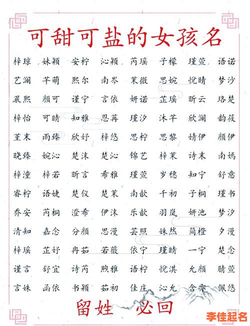 姓王女孩子好听名字 姓王女孩最好听的名字-第1张图片