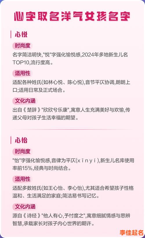 名字带心的女孩名 带心字的女孩名字唯美-第1张图片