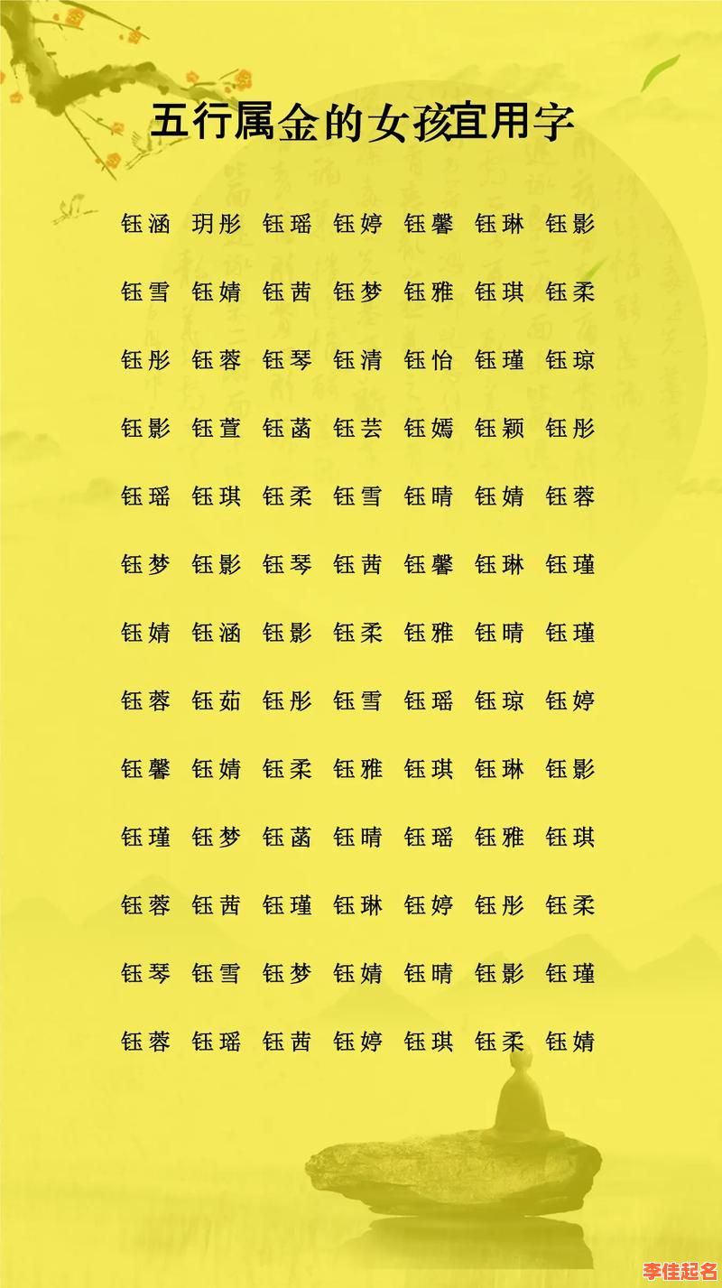 五行属金属火的女孩名字大全 五行属金属火的女孩名字-第1张图片