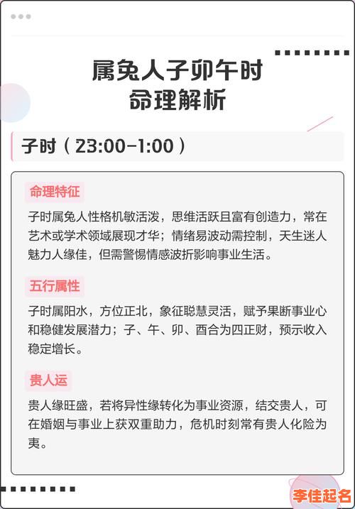 兔生肖卯时出生女命运怎样 属兔卯时出生的女孩取名-第1张图片