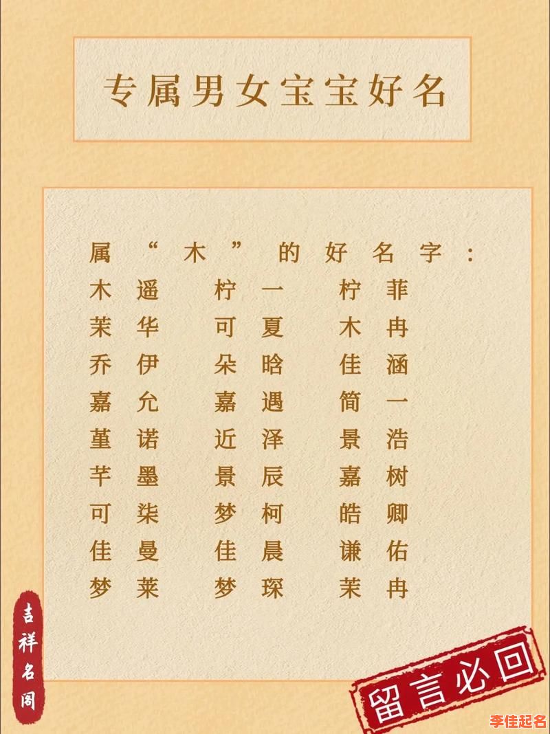 五行属木的女孩名字大全集 五行属木取名女孩-第1张图片