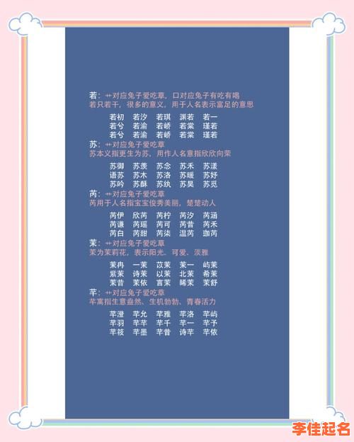 兔年的女孩子的名字 2026兔女孩名字寓意好的字有哪些-第1张图片