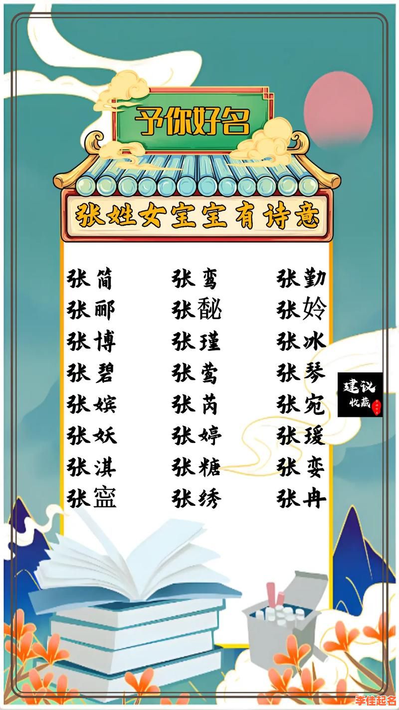 名字叫张一什么好听 张一什么的女孩名字-第1张图片