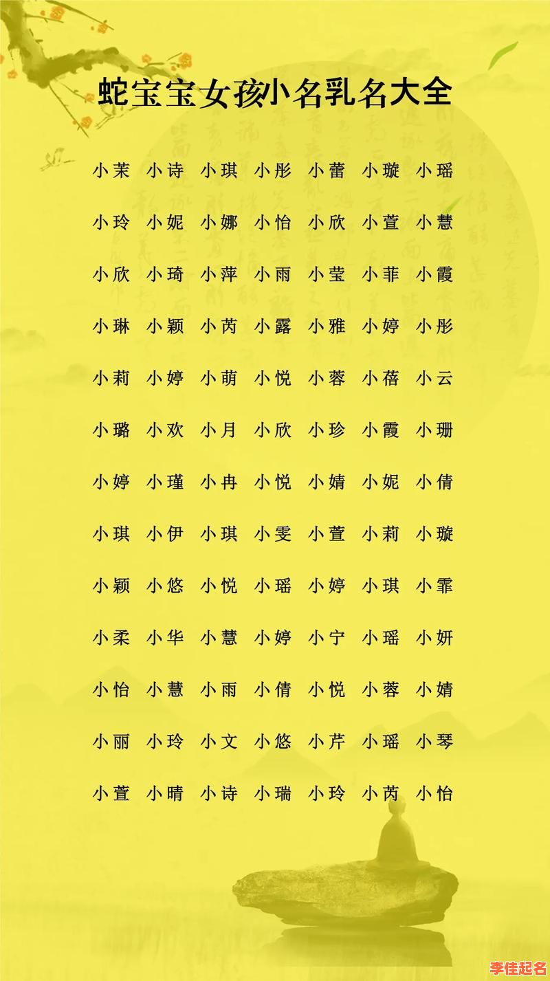 属蛇女孩最吉利的名字免费 2026属蛇女孩取名-第1张图片