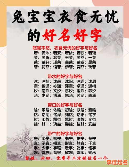 2026年兔年取名字女孩怎么取 2026年兔年取名字女孩-第1张图片