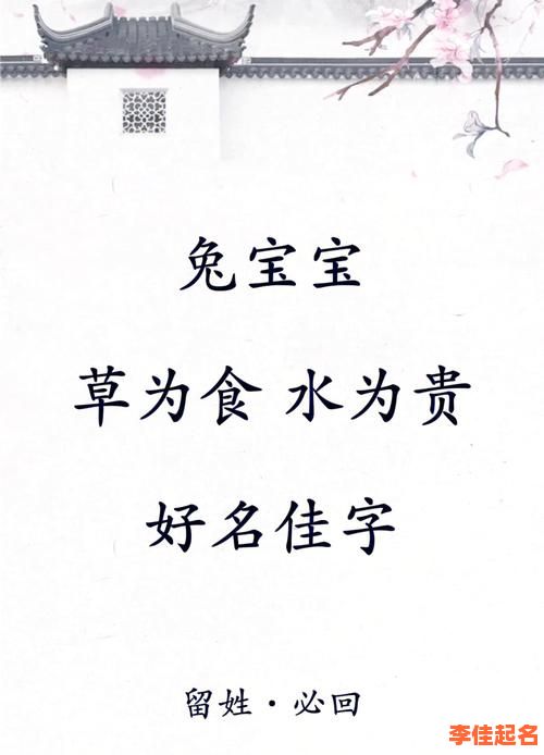 2026年属兔女孩名字最佳用字大全 2026年属兔女孩名字最佳用字-第1张图片