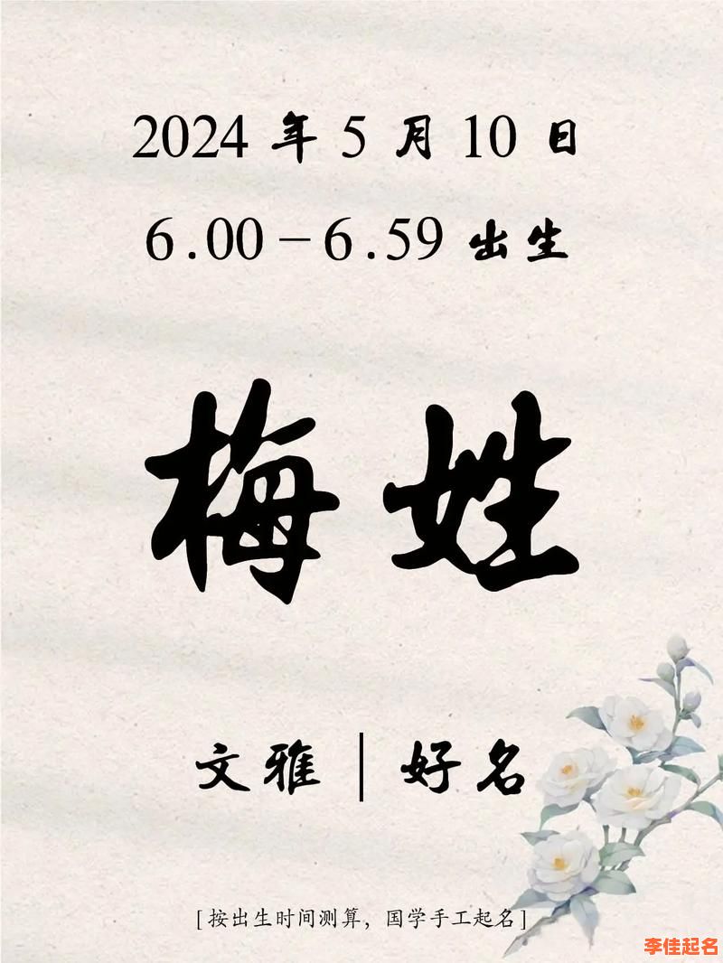 带梅字的女孩名字含义 带梅字女孩名字-第1张图片